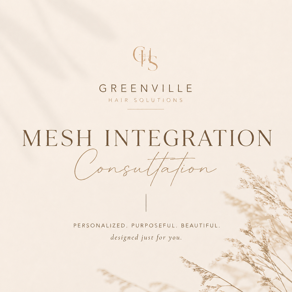 Meshless  Or Mesh Consultation at Greenville Hair Solutions & Greenville Head Spa in Greenville, SC
