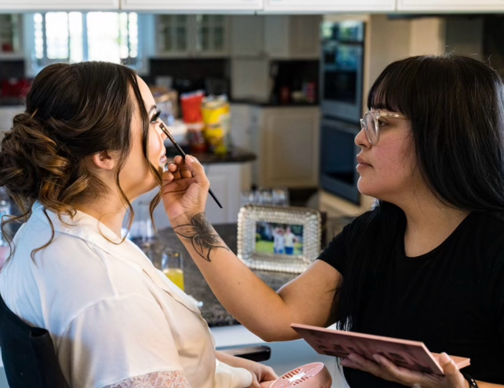 Bridal Makeup Application