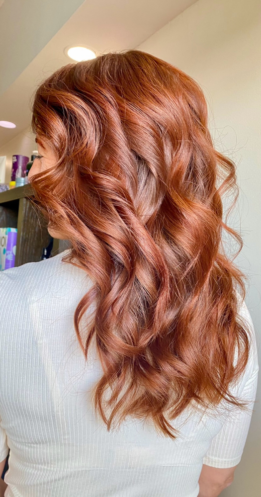 All over color & Blow Out