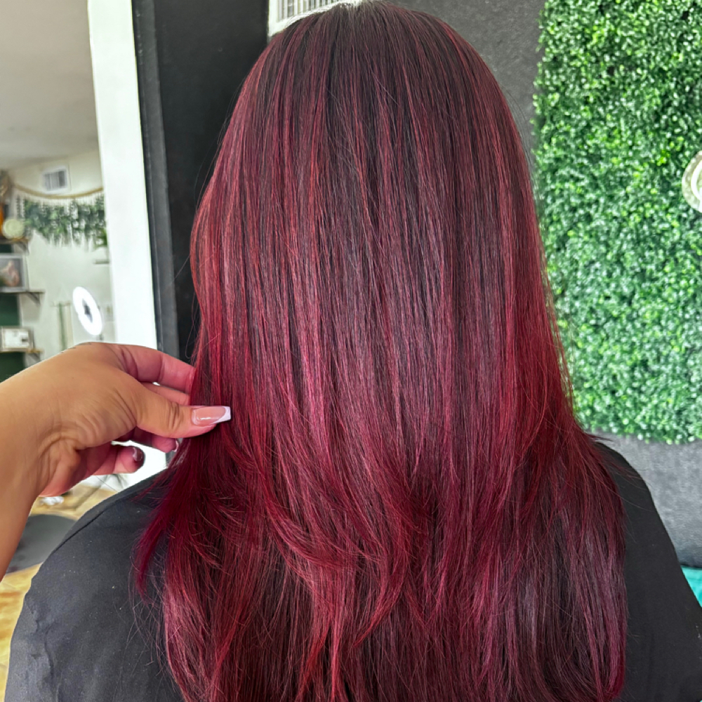 Vivid Balayage at Crowned Beauty By Elvira in San Angelo, TX
