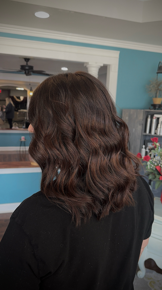 Color retouch with gloss