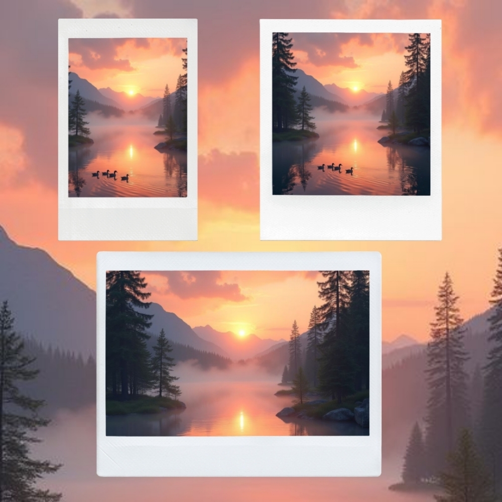 Snapshots- Lake at Sunrise at Spectrum Ink Tattoo Studio in Mount Vernon, WA