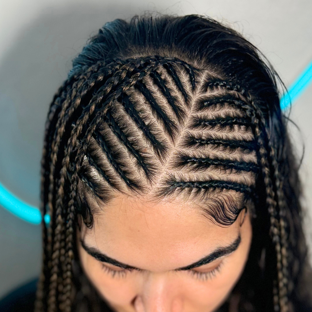 Cornrows, Feed-Ins, Braid Downs