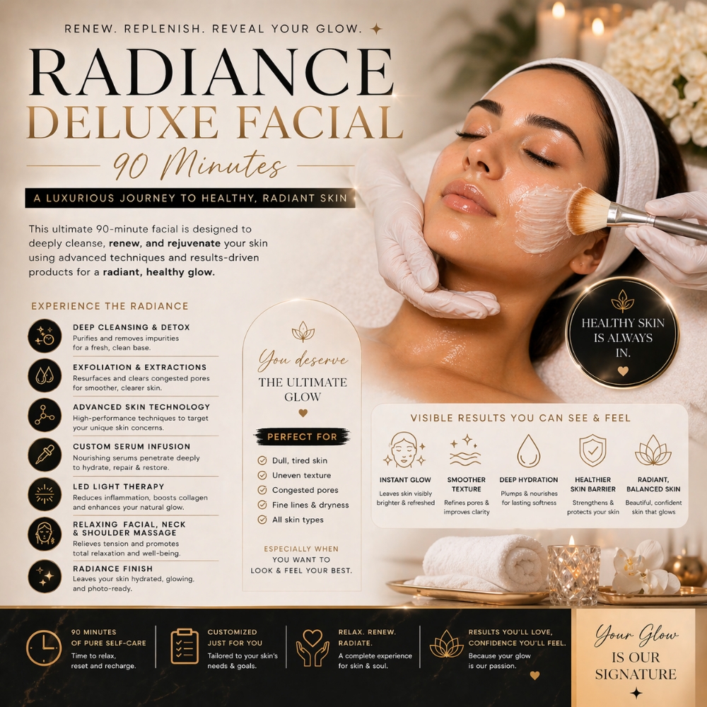 Radiance Deluxe Facial at Ady Glow Esthetics in Houston, TX