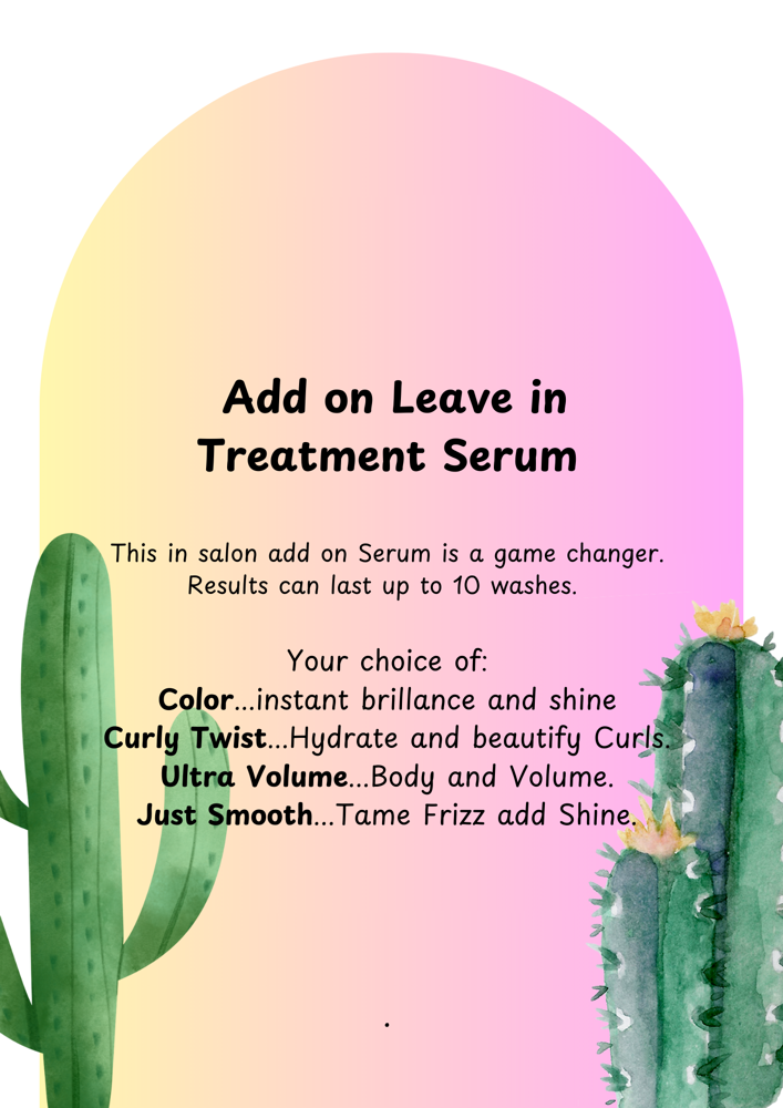 Add On Leave In Treatment Serum
