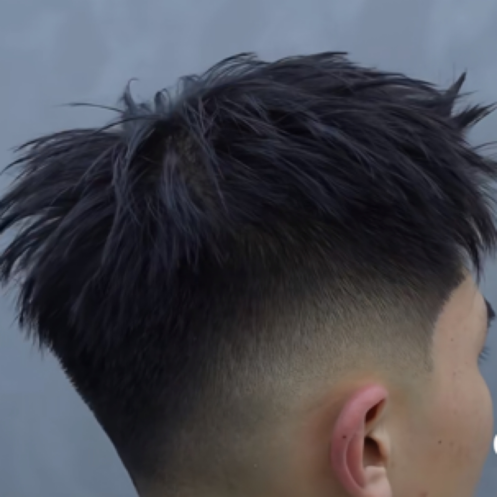 Men Perm Hair +haircut at Lee Chen Hair Studio in Diamond Bar, CA