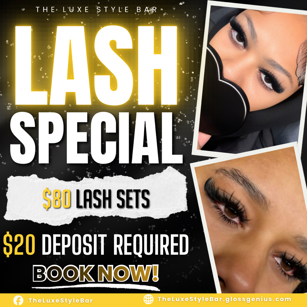 Lash Special at The Luxe Style Bar in Gastonia, NC