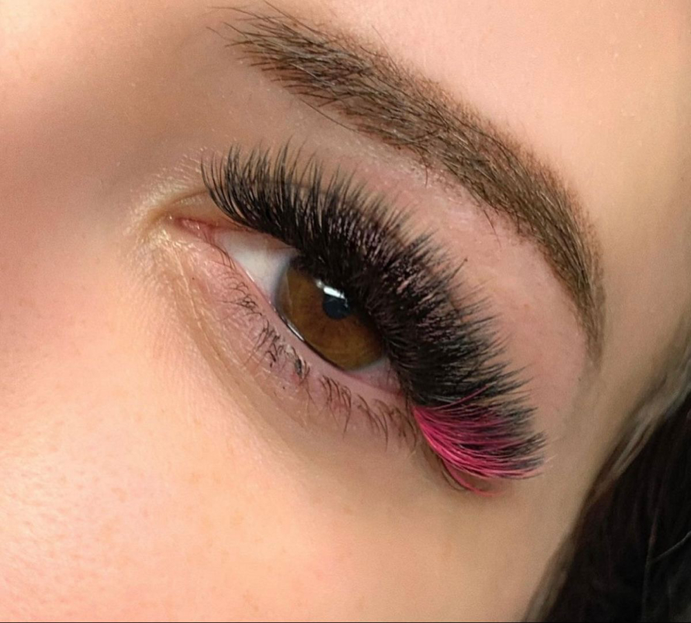 Colored Lash extensions (ADD ON) at eyecandybytori in fort lauderdale, FL