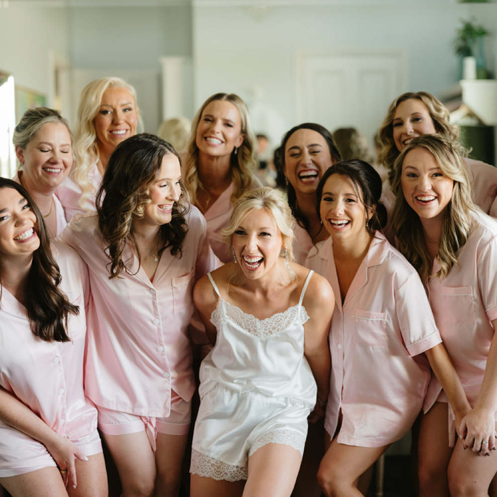 Wedding Party at Amanda B Hair Artistry in Burleson, TX