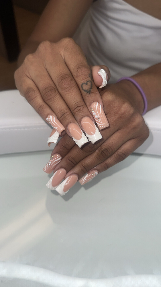 Long Acrylic Full Set