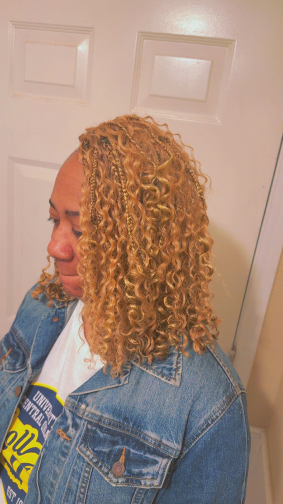 BohoKnotless Box Braids(Bob)