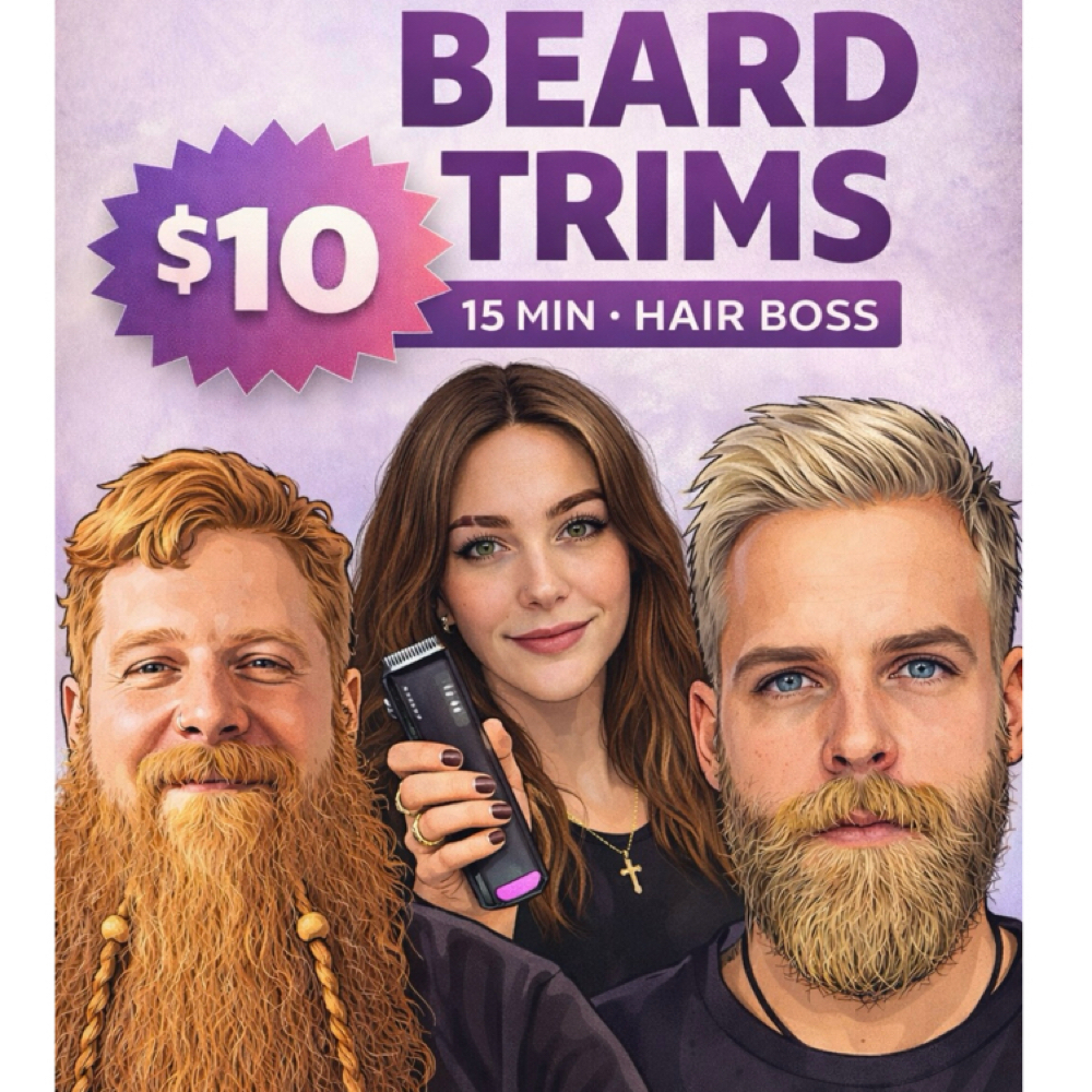Beard Trim at Hair Boss JMC in Fort Atkinson, WI