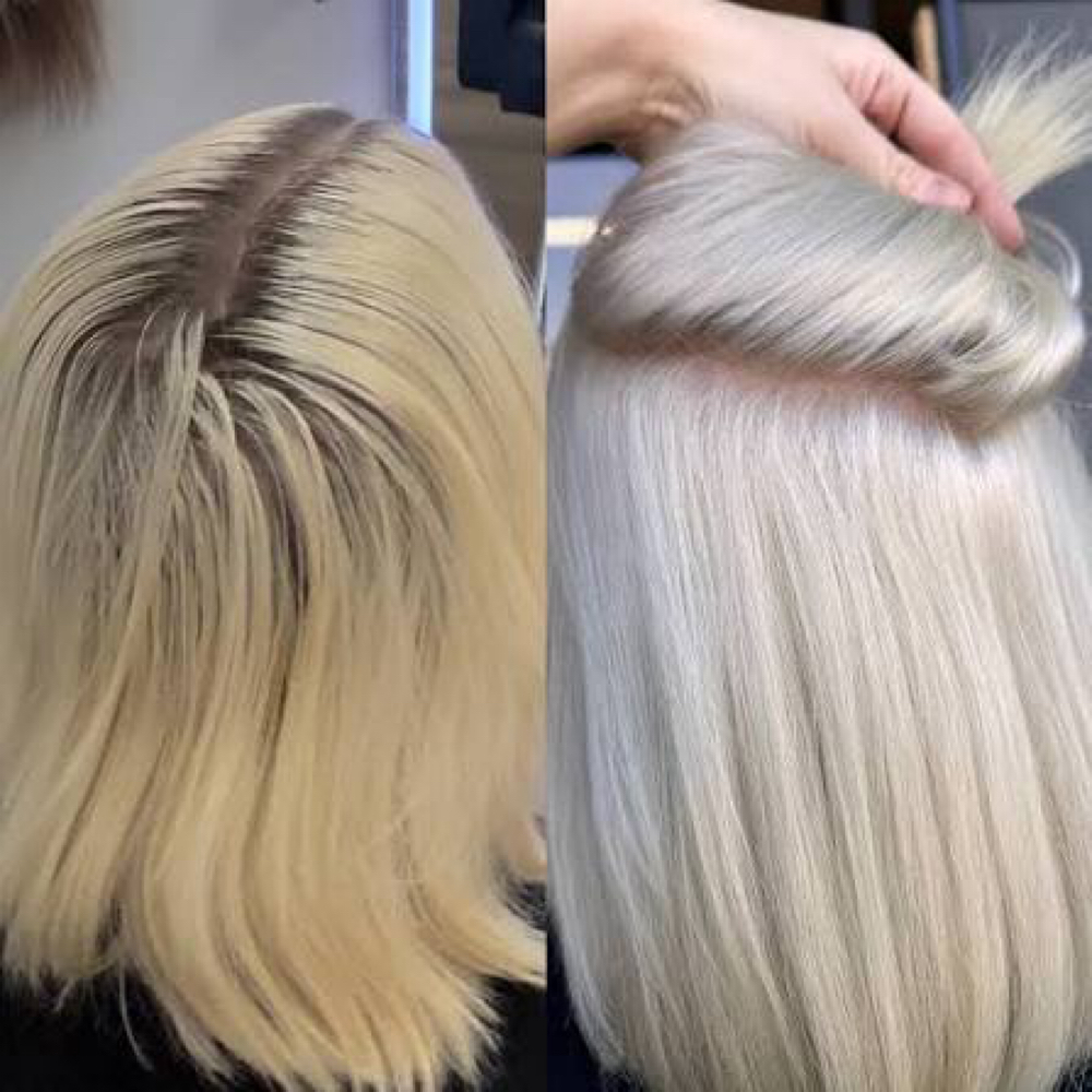 Bleach Retouch at Beauty Blowout Bar Salon in San Antonio, TX