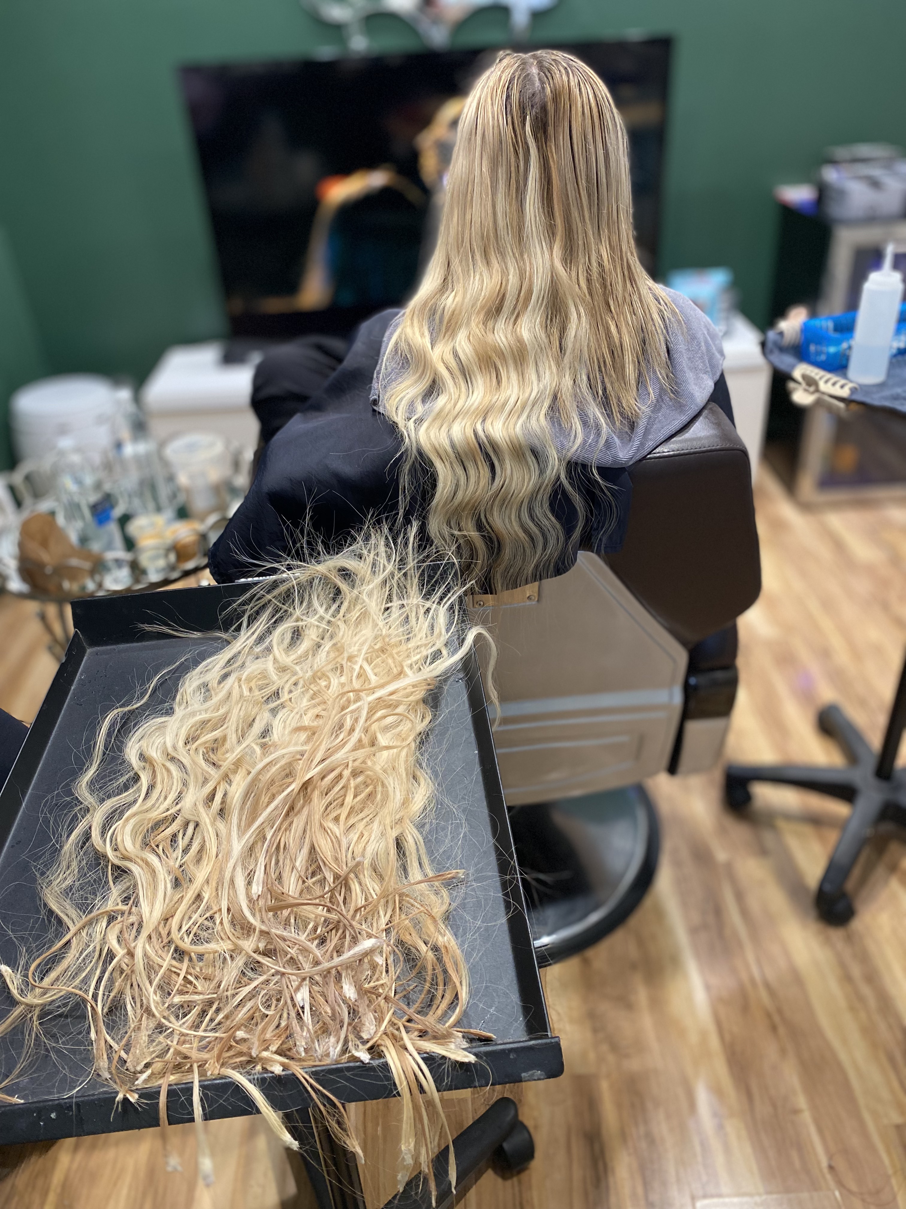 Hair Extensions removal