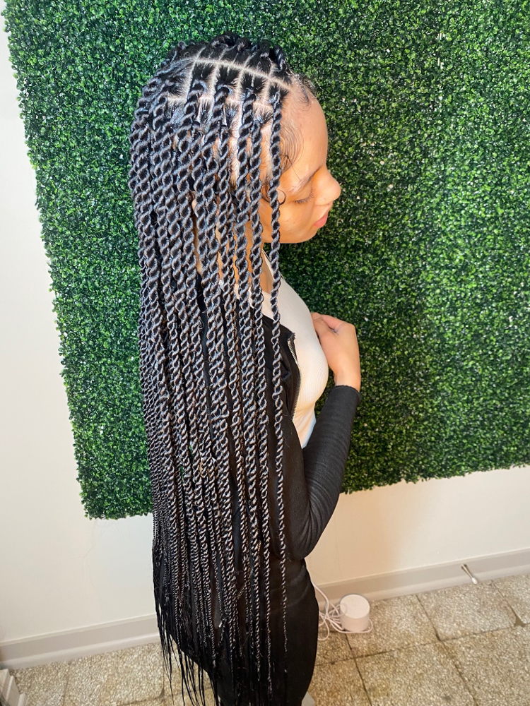 medium rope twist at braidsbyderri in atlanta, GA