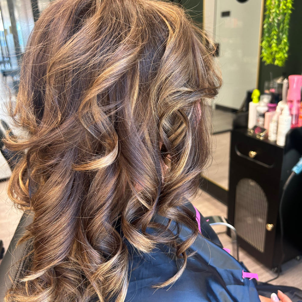 K-tips Full Head Extensions at Lunahaus Studio in Warwick, RI