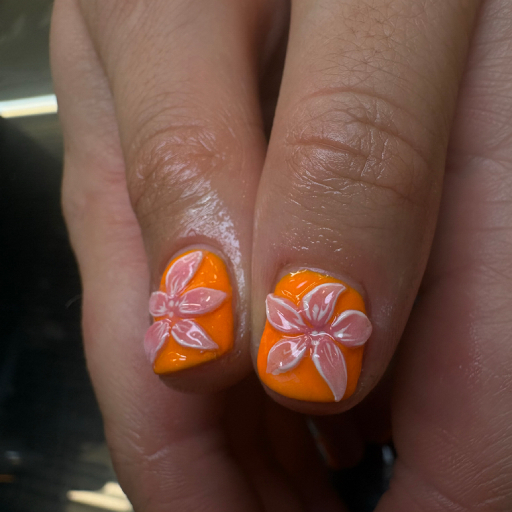 3D Gel Design Add-on at Dj’s Dazzling Nails in Terre Haute, IN