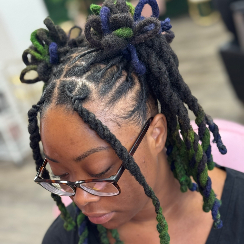 Adult Complex Loc Style at Dee Did’em in Kinston, NC
