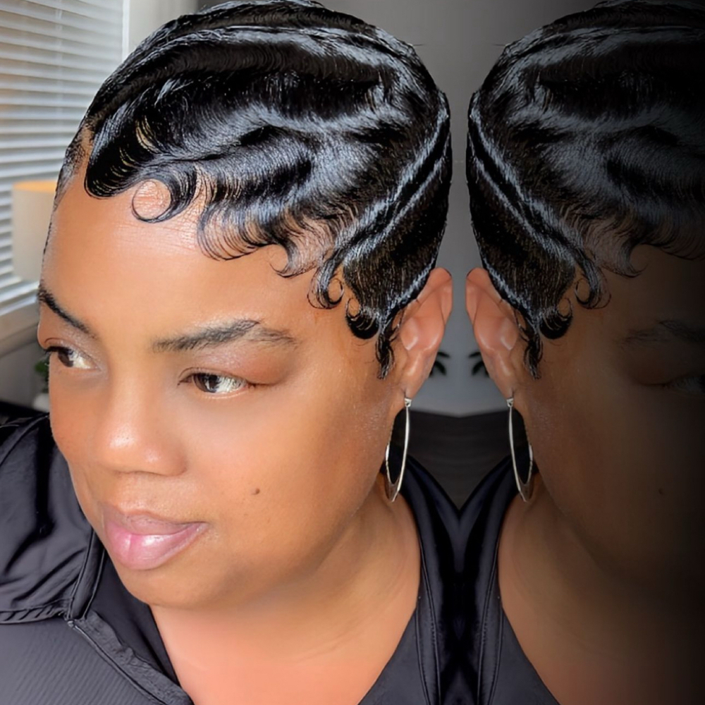 FingerWave Pixie (same Day Relxer) at ToyaJ Styles in Denver, CO