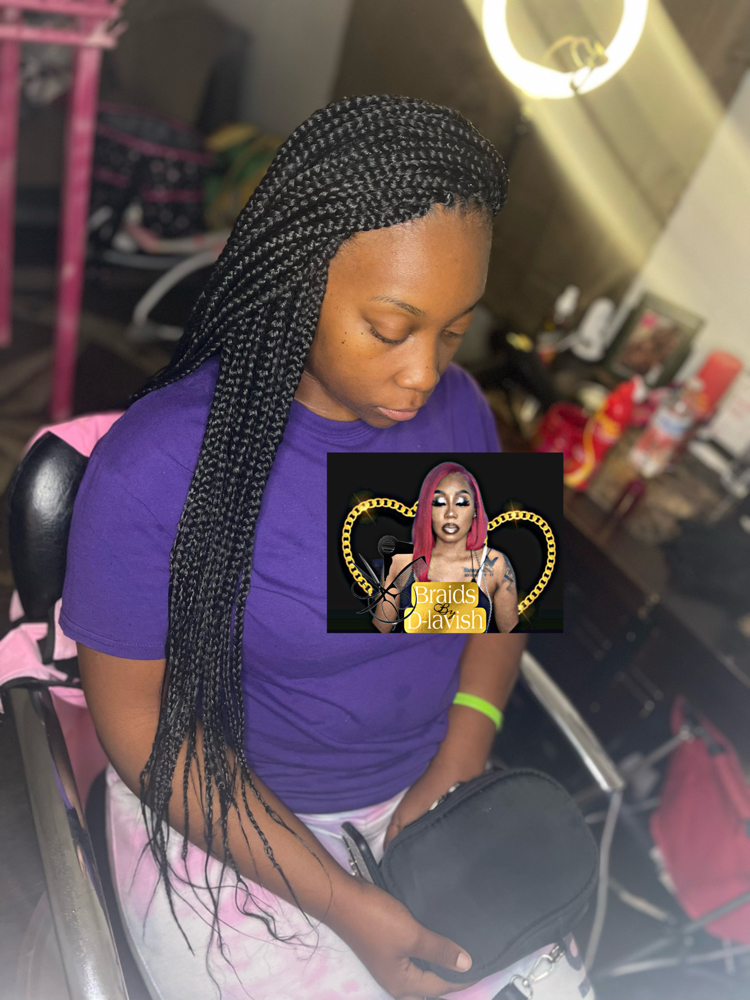 Medium Box Braids