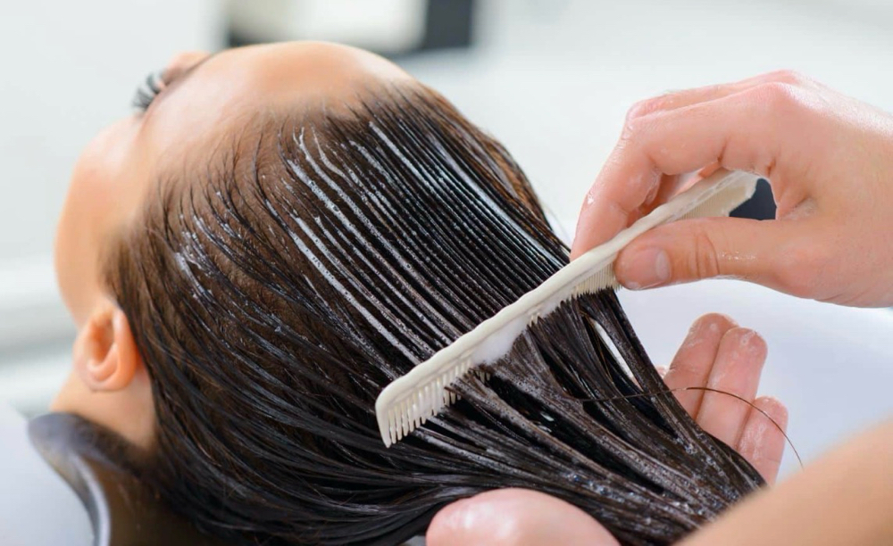 Deep Conditioning Treatment at AMBER ASHBY HAIR in Whittier, CA