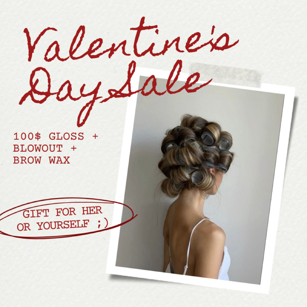 Valentines Blowout + Brow Package
