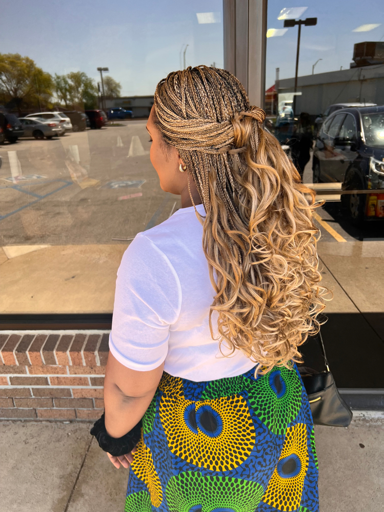 French Curls Braids - Micro