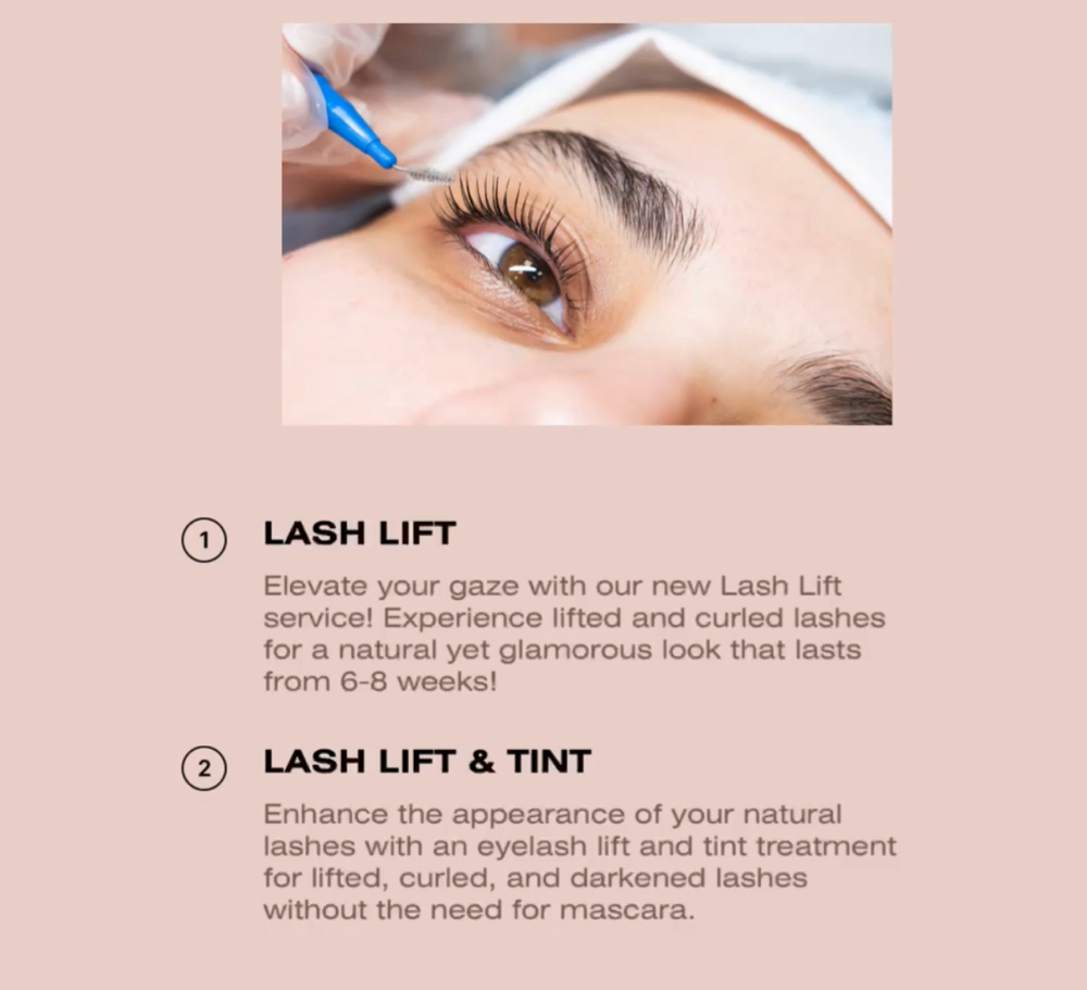 Lash Lift And Tint