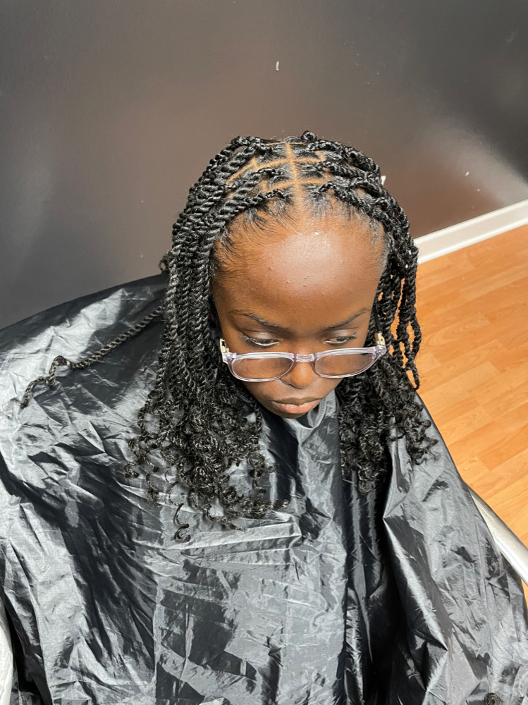 Kids 2-Strands Twist Hair Added