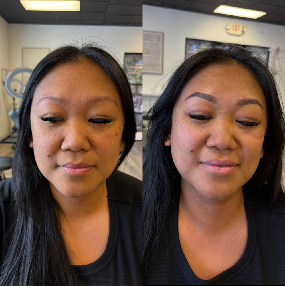 Ombre Powder Brows at Estheticallylei in Las Vegas, NV