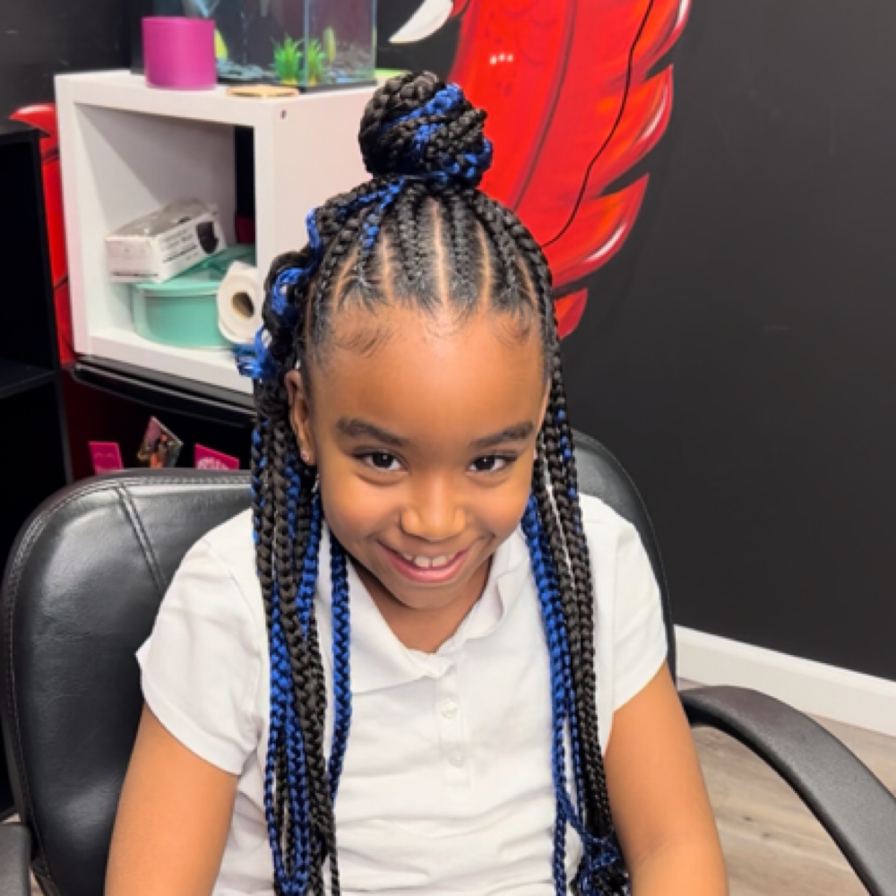 Kids Braids (Hair added) at The Luxe Braid Co. in Capitol Heights, MD