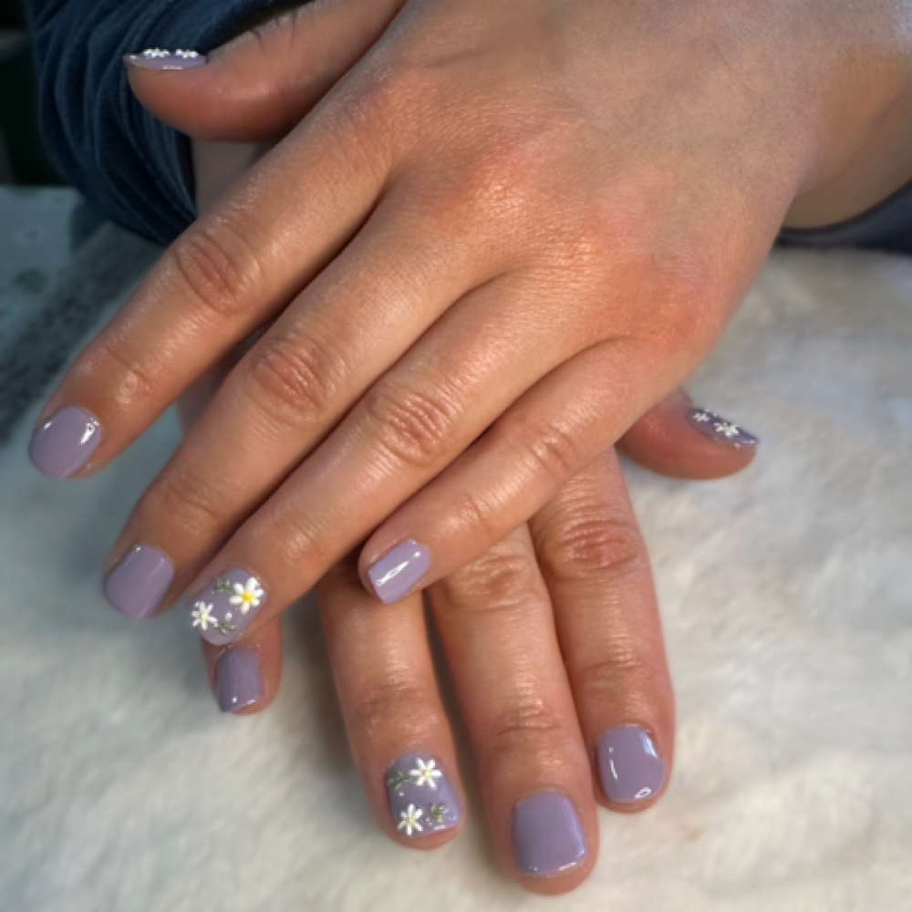 Shellac Gel Manicure at Evergreen Esthetics Co in New Boston, MI