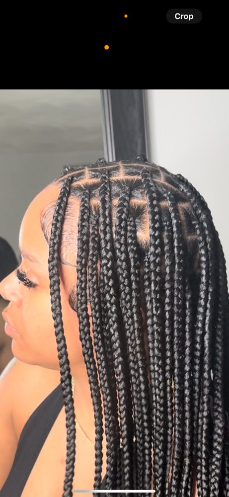 Medium Knotless Braids