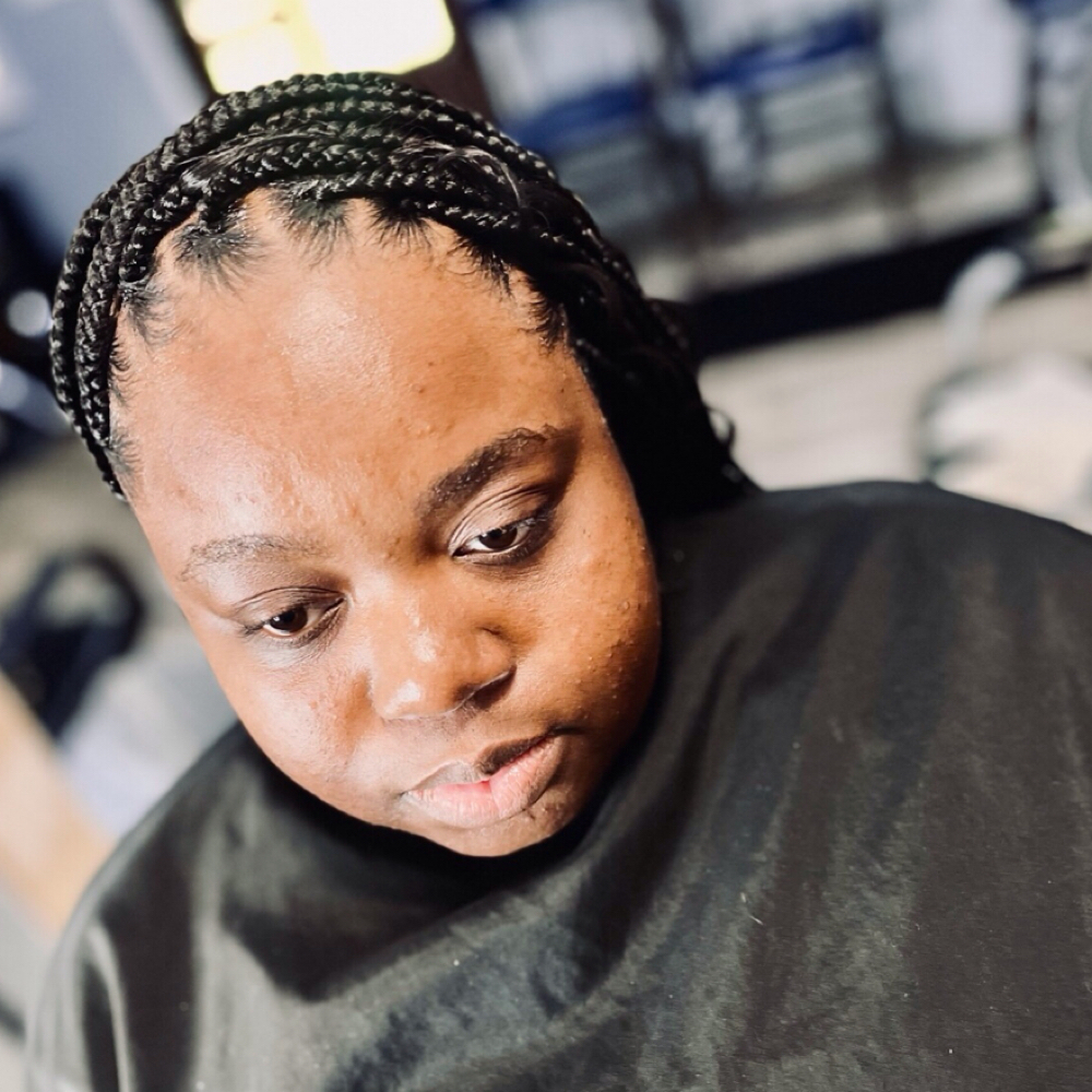 Medium Knotless Braids at Eleven89hairstudio in Georgetown, SC