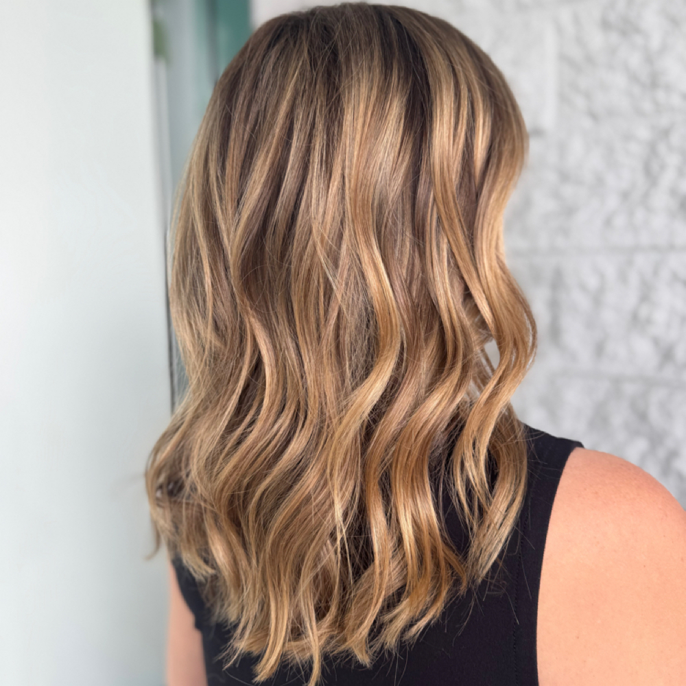 Full Highlight/Balayage at Greenhaus Hair Studio in Campbell, CA