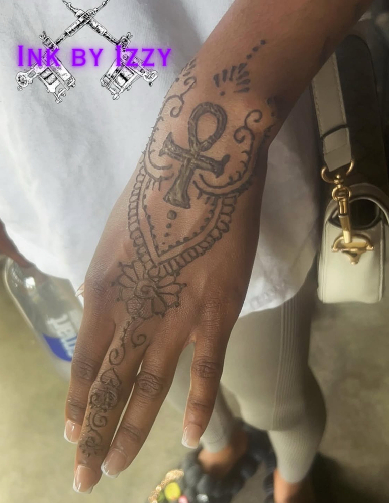 Henna Hand Tattoo