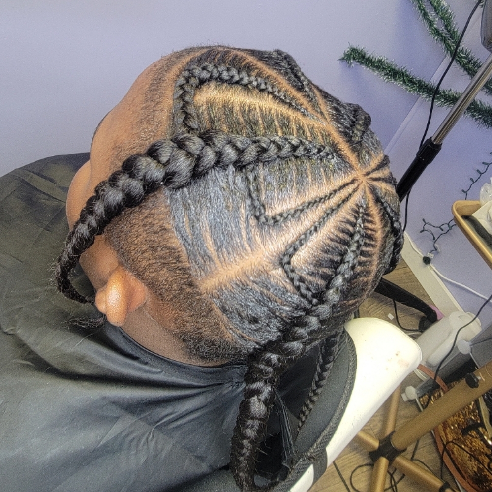 Men's Braids at Heavenly Styles of LaBriana in Glenwood, IL