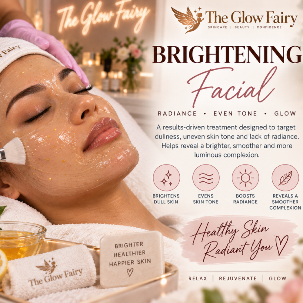 Brightening Facial at the glowfairy spa in framingham, MA