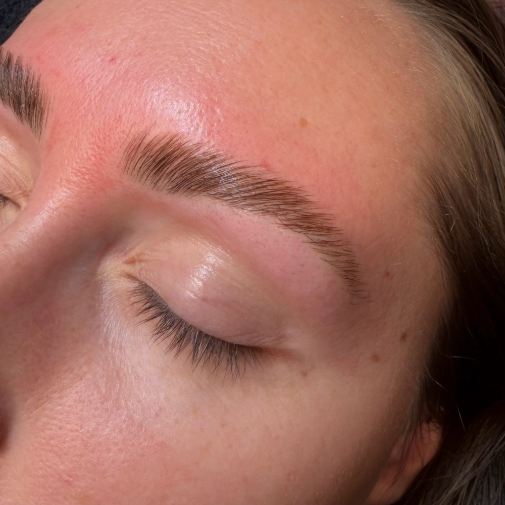 Brow lamination at kellyrosebeautybar in Newhall, CA
