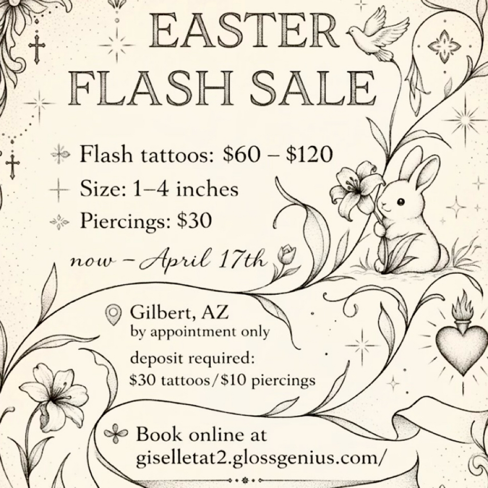 Easter Flash Sale at Giselletat2 in Gilbert, AZ