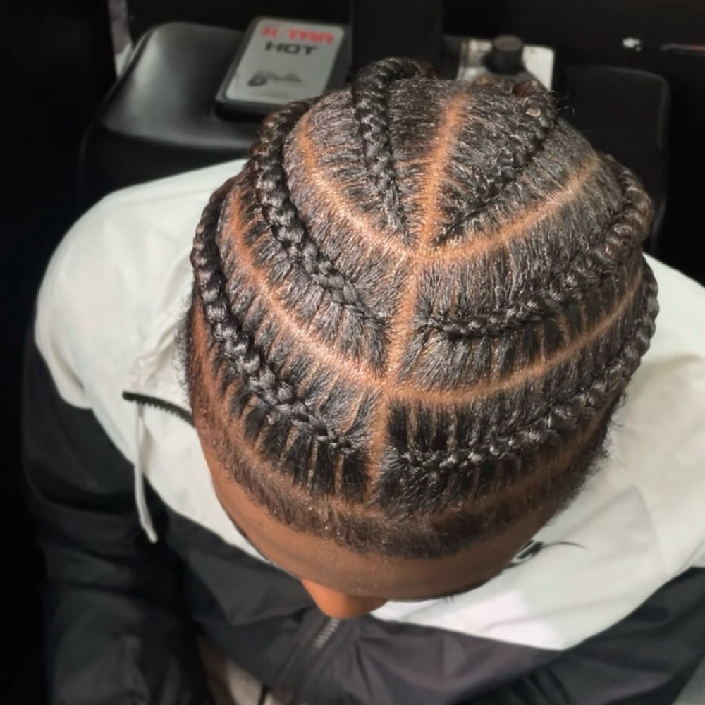 Men's Braids (2-6 braids) simple at HairByMykaylah in Union City, GA