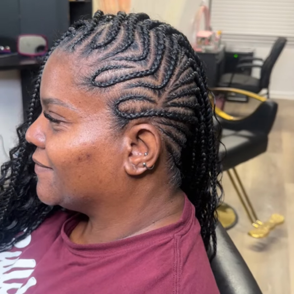 Boho Mohawk at HairByZhordanReignn in Smyrna, TN