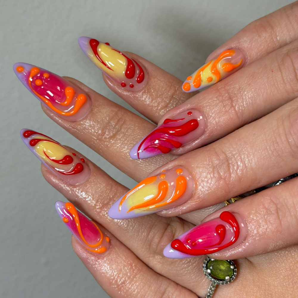 Soak Off + Fullset Acrylic Long at Babe Bar Nailz in Wellington, FL