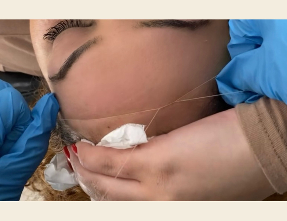 Forehead Threading