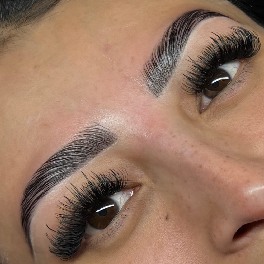 Brow Lamination + Wax & Tint