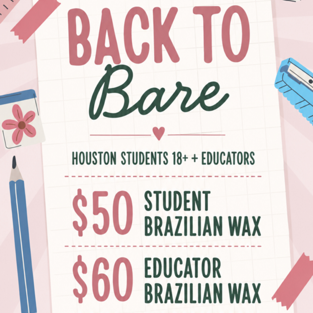 Back To Bare at Bare RX + Wellness | Full Body Waxing in Midtown Houston in Houston, TX