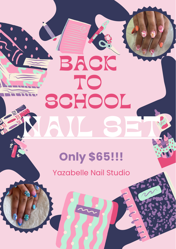 Back To School Nail Set Special