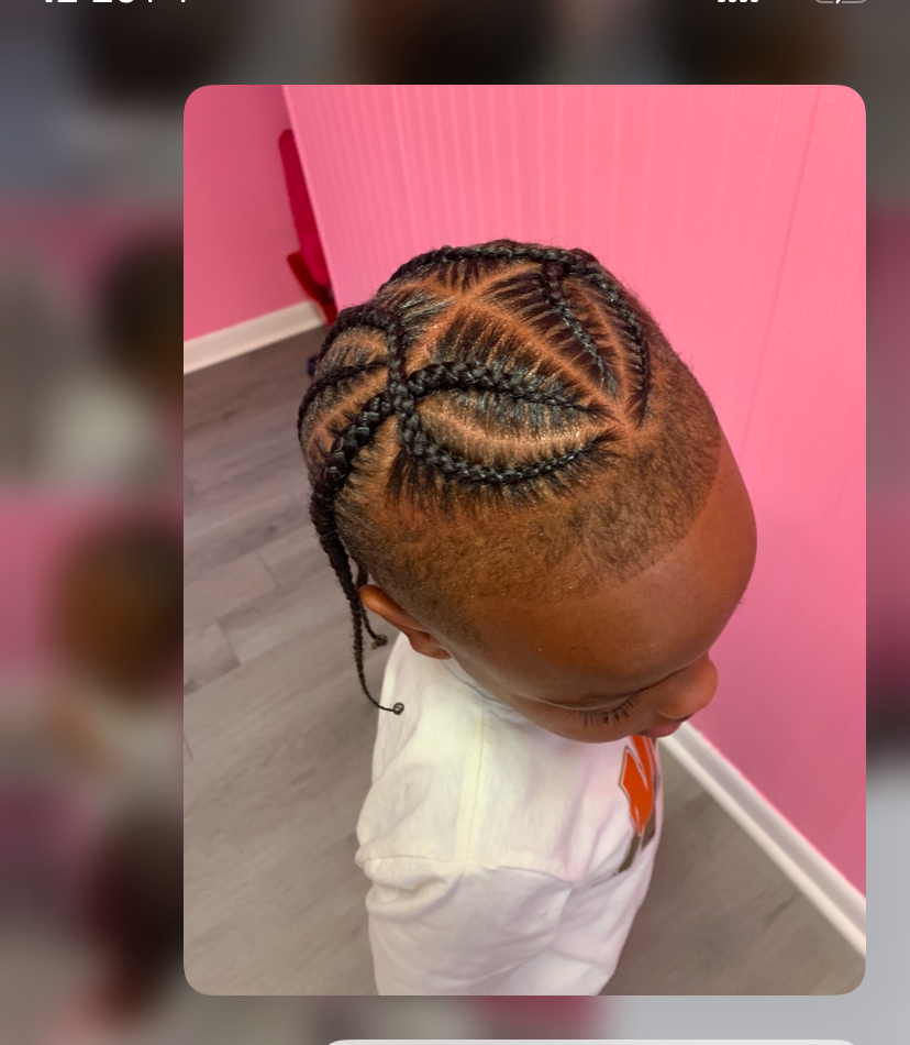 Kids Braids (BOYS) Ages 3-12