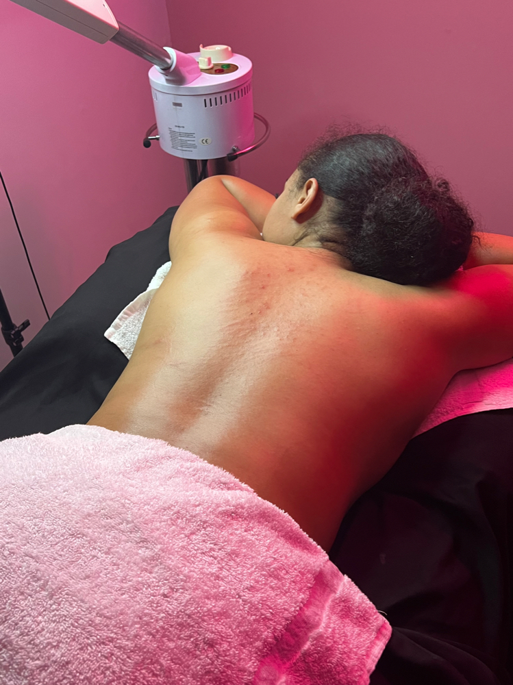 Back Facial at Kandi Esthetics in Meriden, CT