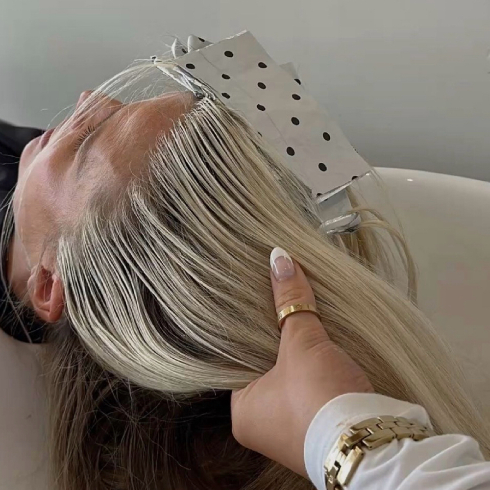 Partial Custom Blonding at Beautybybrooklyn6 in Sarasota, FL